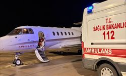 Ambulans uçak 18 günlük bebek için havalandı