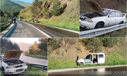 Yolda mazot paniği: Buz pistine döndü, kazalar peş peşe geldi!