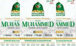 Batman'da Mevlid-i Nebi etkinliği düzenlenecek