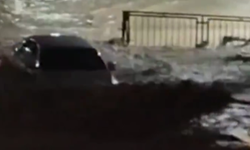 Selde hayatını kaybetmişlerdi: Akıntıya kapıldıkları anların görüntüsü ortaya çıktı!