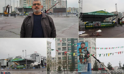 Mevlid-i Nebi etkinliği için kurulan alan peygamber aşıklarını bekliyor