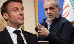 Pezeşkiyan, Macron ile Lübnan'a yönelik saldırılar hakkında görüştü