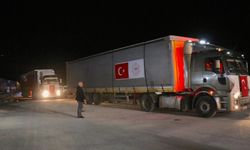Türkiye'den İran'a 6 tırlık tıbbi yardım!
