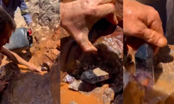 Kayanın derinliklerinden hazine ortaya çıktı: Tek bütün halinde çıkarıldı