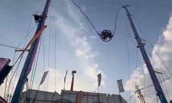 Lunaparkta korkutan kaza: Halat koptu!