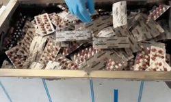 Metal saclara gizlenmiş binlerce uyuşturucu hap ele geçirildi!