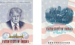 Trump portreli  pasaport geliyor