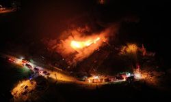 Meyve deposunda yangın!