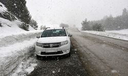 Kars'ta kar yağışı etkili oldu!