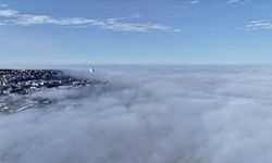 Karadeniz'in üzerini "sis denizi" kapladı!