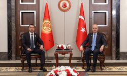 TBMM Başkanı Kurtulmuş, Kırgızistan Jogorku Keneş Başkanı Mamataliyev ile görüştü