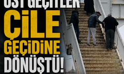 Diyarbakır’da üst geçitler çile geçidine dönüştü