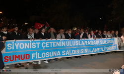 Sumud Filosu’na yönelik saldırı protesto edildi!