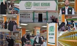 Umut Kervanı sosyal market projesiyle yüzlerce ailenin ihtiyacını karşıladı