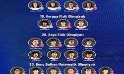 Öğrenciler uluslararası bilim olimpiyatlarından 21 ödülle döndü