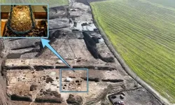 İnşaat işçileri otoyolun altından asırlık hazine çıkardı
