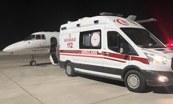Ambulans uçak 9 günlük bebek için havalandı