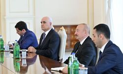 Aliyev, İran Meclis Başkanı Kalibaf'ı kabul etti