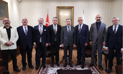 Arpaguş, Alevi Vakıflar Federasyonu heyetini kabul etti