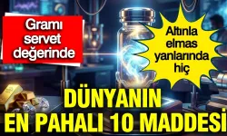 Servet Değerindeki Elementler: İşte Dünyanın En Pahalı 10 Maddesi