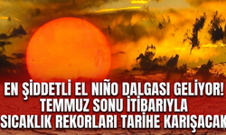 En şiddetli El Niño dalgası geliyor! Temmuz sonu itibarıyla sıcaklık rekorları tarihe geçecek