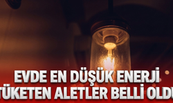 Evde en düşük enerji tüketen aletler belli oldu