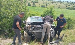 Gümüşhane'de hafif ticari araç devrildi: 1 ölü
