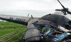 Rusya'da helikopter düştü!