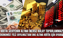 Kritik seviyenin altına inerse kolay toparlanmaz! Ekonomist Filiz Eryılmaz’dan ons altına kritik eşik uyarısı!