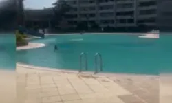 Tesettürlü kadın havuza alınmamıştı.. Yakalama kararı çıkarıldı