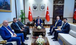 Cumhurbaşkanı Yardımcısı Yılmaz, Lübnan Başbakan Yardımcısı Mitri'yi kabul etti!