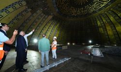 Bakan Çiftçi, Ayasofya-i Kebir Cami-i Şerifi'ndeki çalışmaları inceledi!