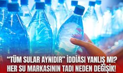 "Tüm sular aynıdır" iddiası yanlış mı? Her su markasının tadı neden değişik!