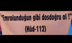 "Öyle ise emrolunduğun gibi dosdoğru ol..."