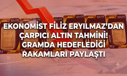 Ekonomist Filiz Eryılmaz'dan çarpıcı altın tahmini! Gramda hedeflediği rakamları paylaştı