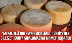En kaliteli 100 peynir açıklandı: Türkiye’den o lezzet, dünya sıralamasına girmeyi başardı!