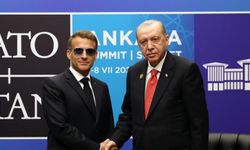 Cumhurbaşkanı Erdoğan, Macron ile görüştü!