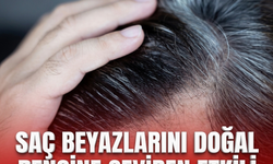 Saç beyazlarını doğal rengine çeviren etkili formül ortaya çıktı!
