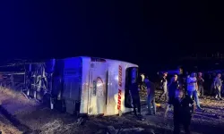 Kırıkkale'de yolcu otobüsü kazası: 10 Kişi yaralandı!