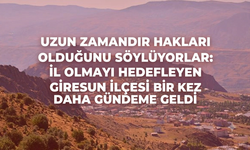 Uzun zamandır hakları olduğunu söylüyorlar: İl olmayı hedefleyen Giresun ilçesi bir kez daha gündeme geldi