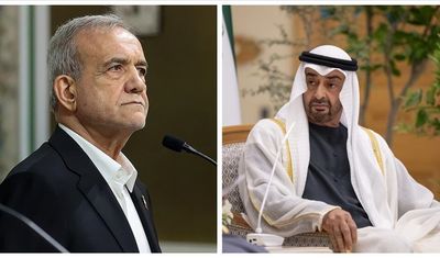 Al Nahyan ve Pezeşkiyan bölgesel gerilimi görüştü!