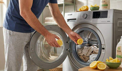 Limonu çamaşır makinesine koymak aslında bu denli etkiliymiş