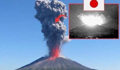 Sakurajima Volkanı'nda şiddetli patlama!