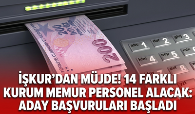 İŞKUR’dan güzel haber! 14 farklı kurum memur personel alacak: Aday başvuruları başladı