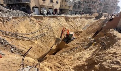 Gazze'de israilin öldürdüğü Yahudi esirlerin cesetlerini arama çalışmaları sürüyor