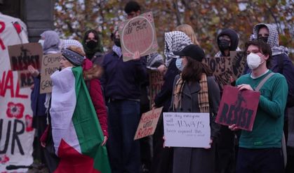 ABD'de Siyonist Rabin suikastinin yıldönümünde, Filistin'e destek gösterisi