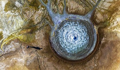 Aksaray'daki soğuk su gayzeri, bütün dünyayı büyülüyor