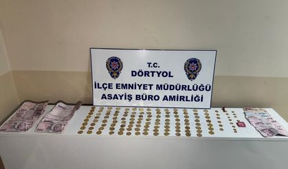 Evlere giren hırsızlar 111 cumhuriyet altınıyla yakalandı