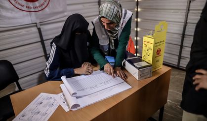 UNICEF Gazze'de aşılama kampanyası başlattı