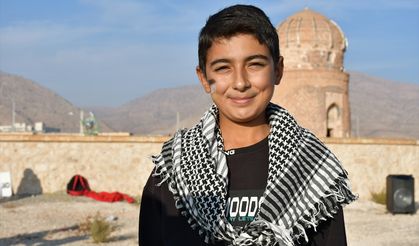 Hasankeyf'te uçurtmalar, Filistinli çocuklar için uçtu